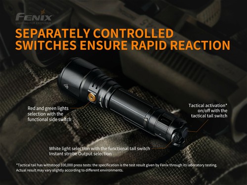 Fenix TK26R Taschenlampe Fackel Leuchte 1500 lm Taktisches Licht 🔦 09FN991 - Bild 3 von 7