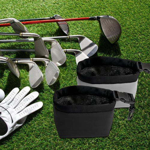Golf Club Wash Bag Cleaner Pouch Golf Ball Washer Pocket Wipe Cleaning - Picture 4 of 14