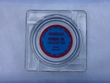 VINTAGE GLASS ASHTRAY  INTERSTATE VENDING COMPANY GREENEVILLE  TENNESSEE