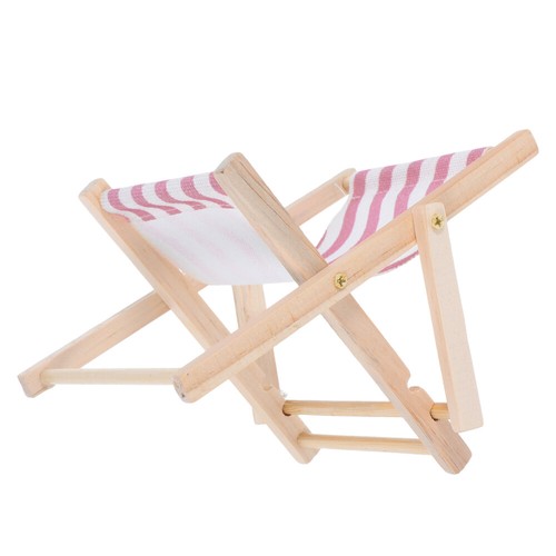 5 PCS Wooden Ornaments Work Office Phone Stands Beach Chairs Cute - 第 9/12 張圖片