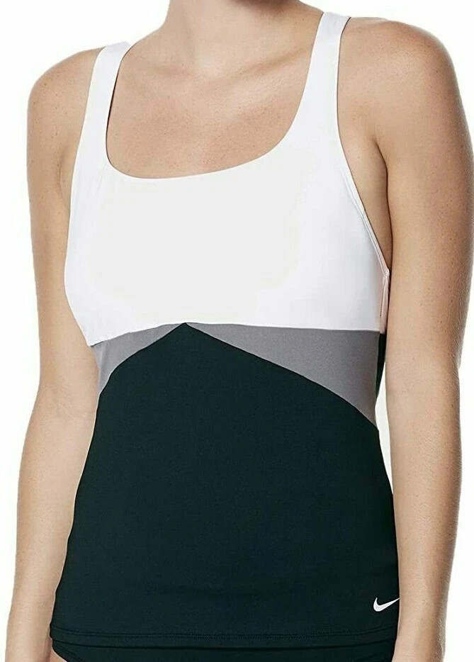 Nike L95421 costume da bagno tankini top schiena incrociata donna