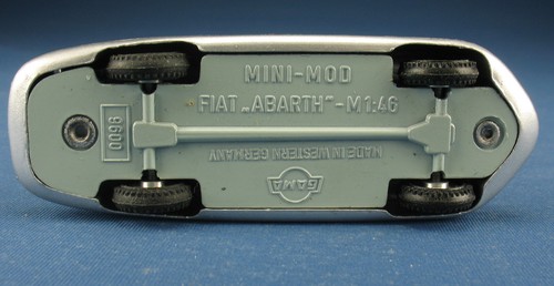GAMA MINI-MOD 9600 FIAT ABARTH 1:46 NEU in OVP Box Modellauto Model Racing Car - 第 7/7 張圖片