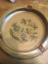 Vintage Terra-cotta 12” Ashtray 