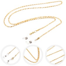Eyeglasses Cord Elegant Golden Alloy Eyeglass Chain for Secure Glasses Retainer
