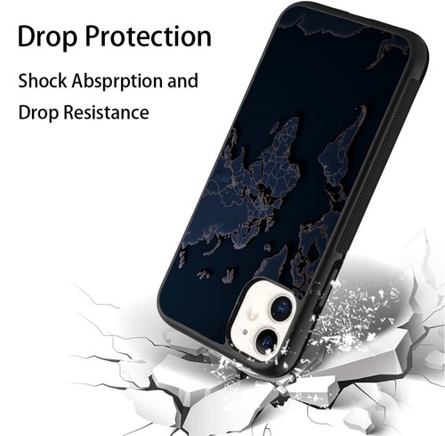 Shockproof Case map shows world country For Samsung Galaxy Apple iPhone - Picture 15 of 25