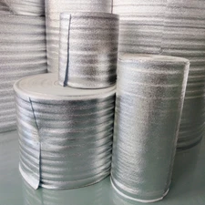 16-430sqft Reflective WHITE Aluminium Foam Core Insulation For Pipeline wrapping