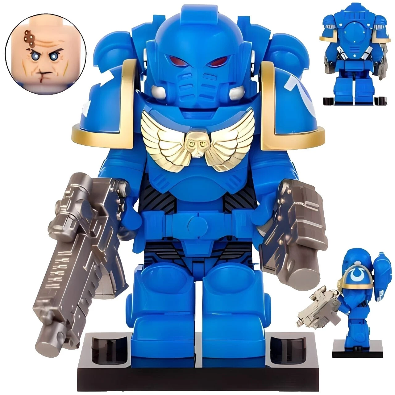 Space Marines Partially Assembled/Painted Warhammer 40K Miniatures