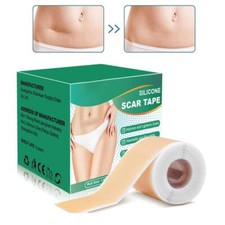 Scar Silicone Sheet Gel Patch Removal Skin Treatment Burn Wound Repair E1N8 H1E2