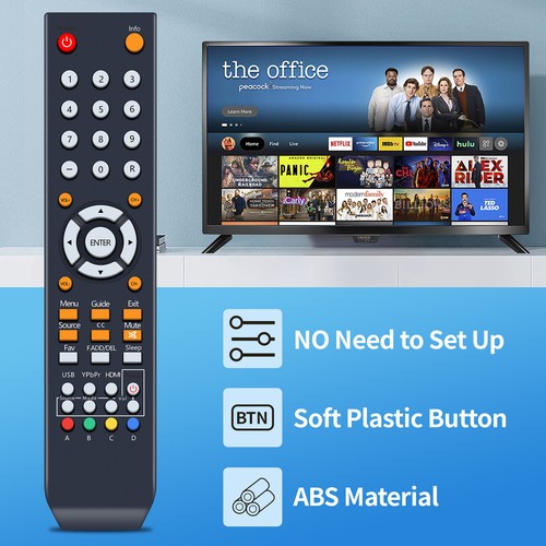 Remote Control 8142026670003C For Sceptre TV X505BV-FSRC U505CVUM X505BV-F - Picture 3 of 7