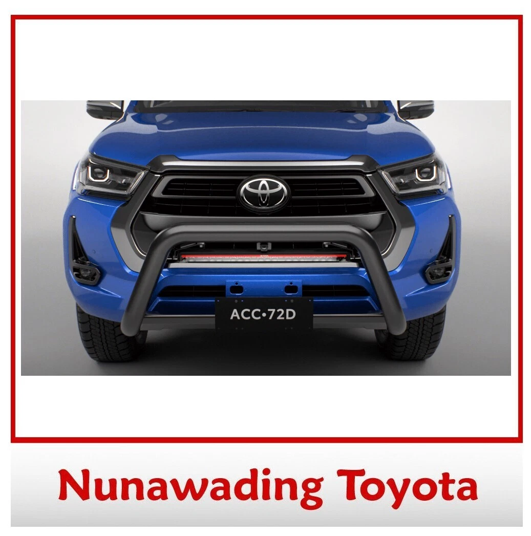 Genuine Toyota Hilux Black Nudge Bar 2020 Onwards