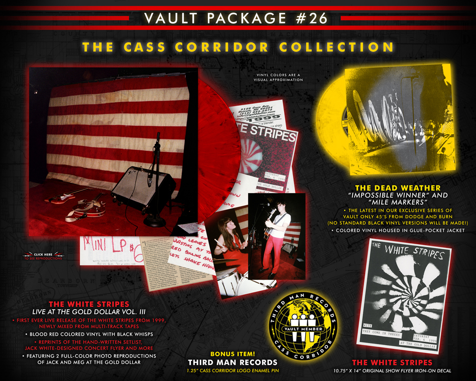 The White Stripes Vault #50 DVD ＆レコード Third Man Records announces The White Stripes 'Elephant XX