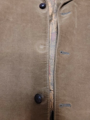 Vintage Hague Suede by Marshall Ray Jacket Sz 42 brown Holland - Picture 4 of 12