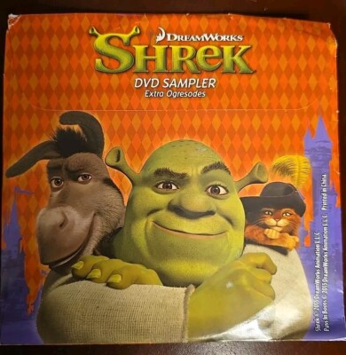 Shrek DVD DreamWorks Sampler Extra Ogresodes New Note 667068901221