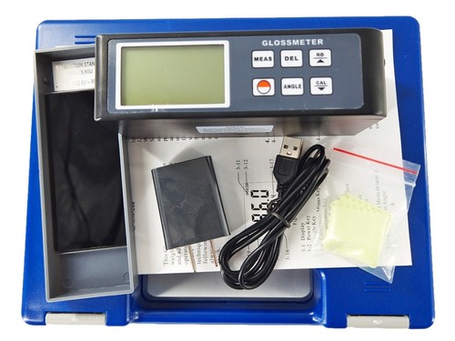 Misuratore di lucentezza 20 60 85 gradi vernice digitale per superfici plastica glossmetro 0,1-200GU - Foto 20 di 22