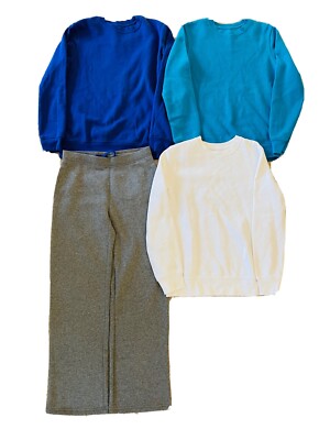 Bundle Lot 4 Boy Active SweatShirt & Sweatpants Size 10-12 Winter Wear