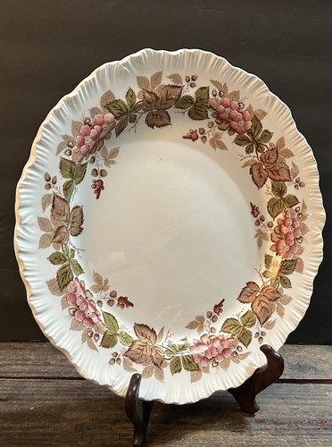 Piatto da taglio Wedgwood Of Etruria & Barlaston Wildbriar 10" bordato floreale bordato - Foto 2 di 11