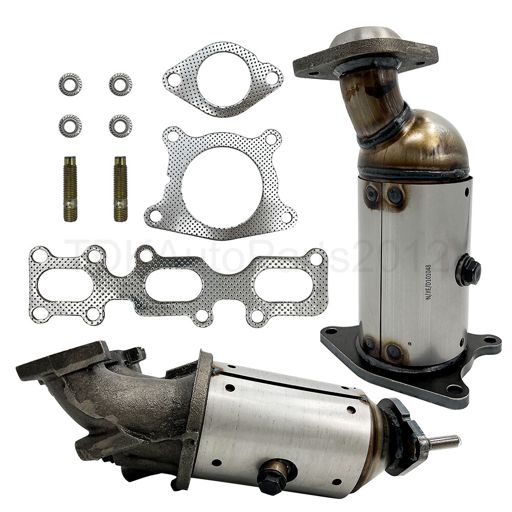 Front & Rear Catalytic Converter For 20112014 Ford Edge 3.5L 3.7L