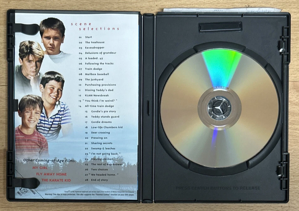 Stand By Me DVD Wil Wheaton River Phoenix Corey Feldman Jerry O’Connell (Used) - Image 3 of 4