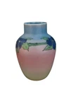 1922 ROOKWOOD Pottery 5 1/2" Floral Vellum VASE Artist Signed Elizabeth Lincoln