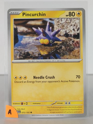 Pincurchin - Paldea Evolved - 072/193 - Singles - Pokemon TCG - Holo/no holo - Imagen 2 de 21