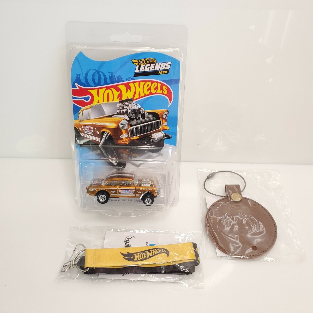 Hot Wheels Legends Tour 55 Chevy Bel Air Gasser Copper Keychain Hot Wheels Legends Tour 55 Chevy Bel Air Gasser Copper Keychain