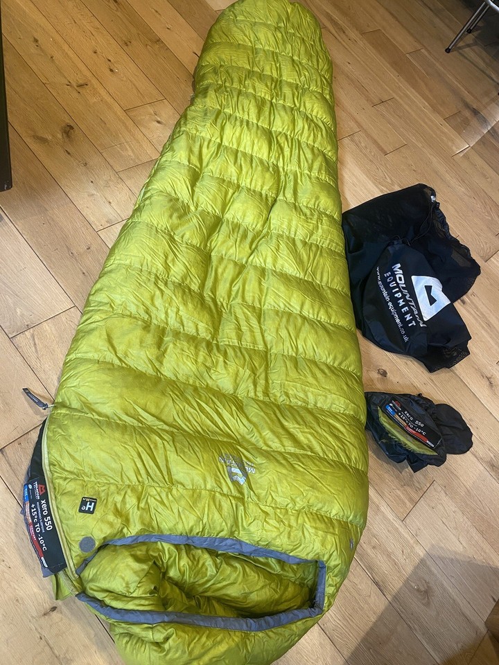 Mountain Equipment Xero 550 Sleeping Bag eBay