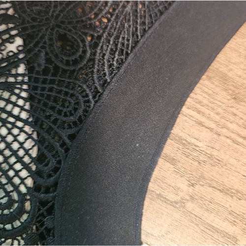 LOVER The Label Formal Date Night Pencil V-neck Midi Black Lace Dress Size 4 - Picture 13 of 13