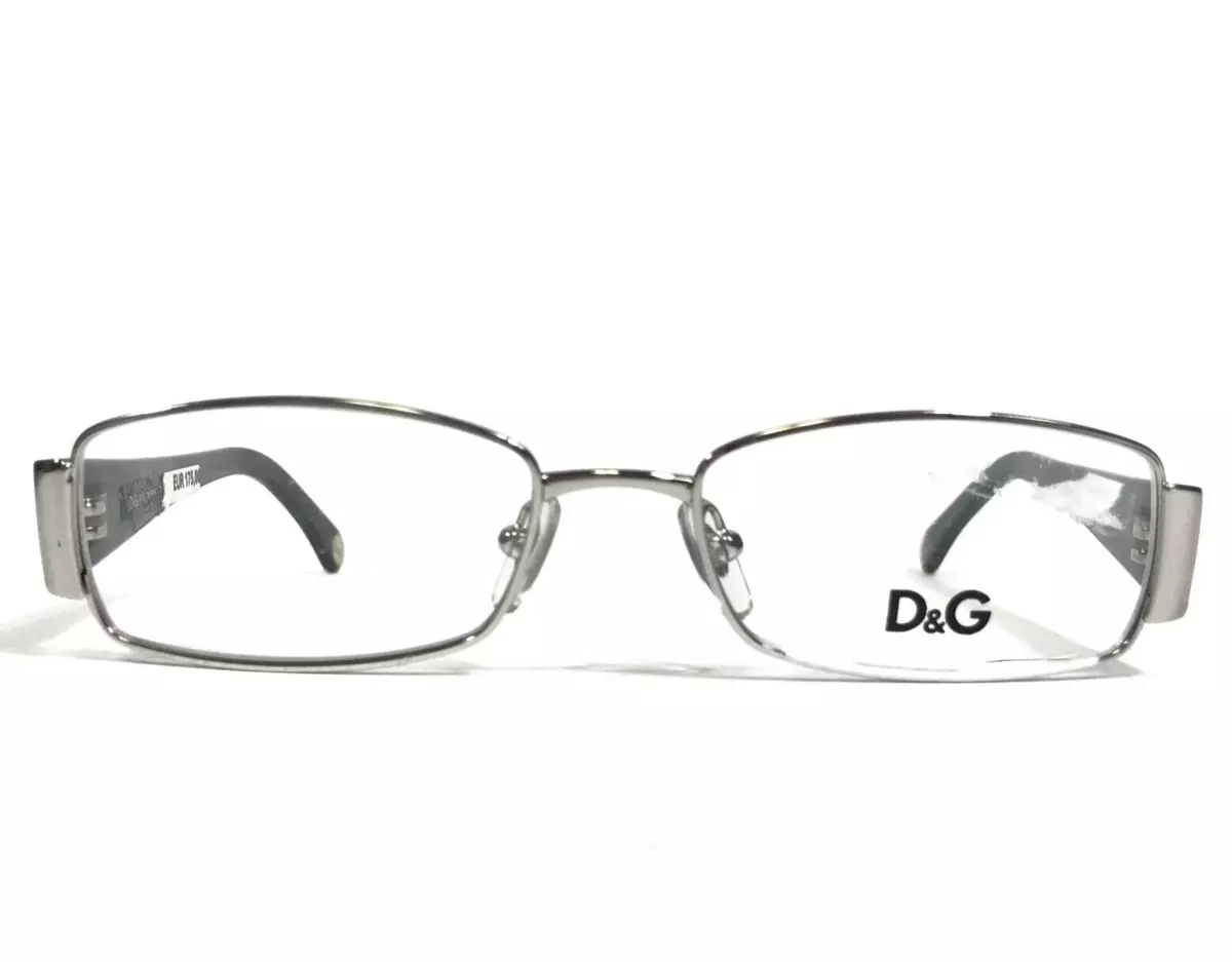 Dolce & Gabbana Eyeglasses Frames D&G 5072 061 Black Silver Full  Rim 49-16-135