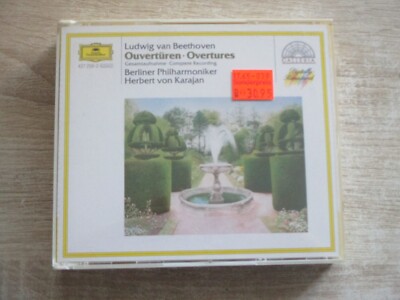 Beethoven Ouvertüren Karajan Berliner Philharmoniker 2 CD Box
