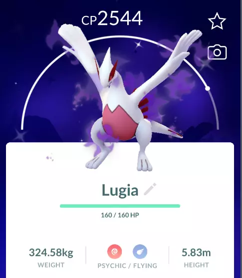 Shadow Lugia Pokemon Trade Go