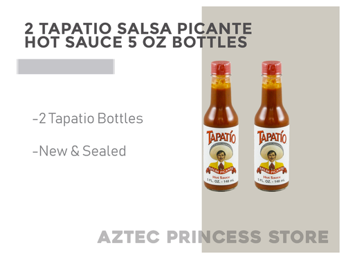 2 Tapatio Salsa Picante Hot Sauce 5 oz Bottles