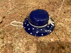 Vintage Ceramic Polka Dot Hat Wall Hanging 5-1/8" Diameter — photo 3