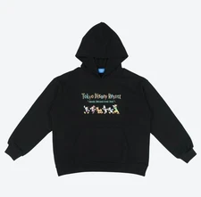 Japan Tokyo Disney Resort Mickey and Friends Hoodie Black Long sleeve 2025