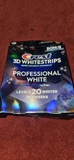 Crest 3D Whitestrips 20 Levels ENAMEL SAFE 40 Strips 20 treatments