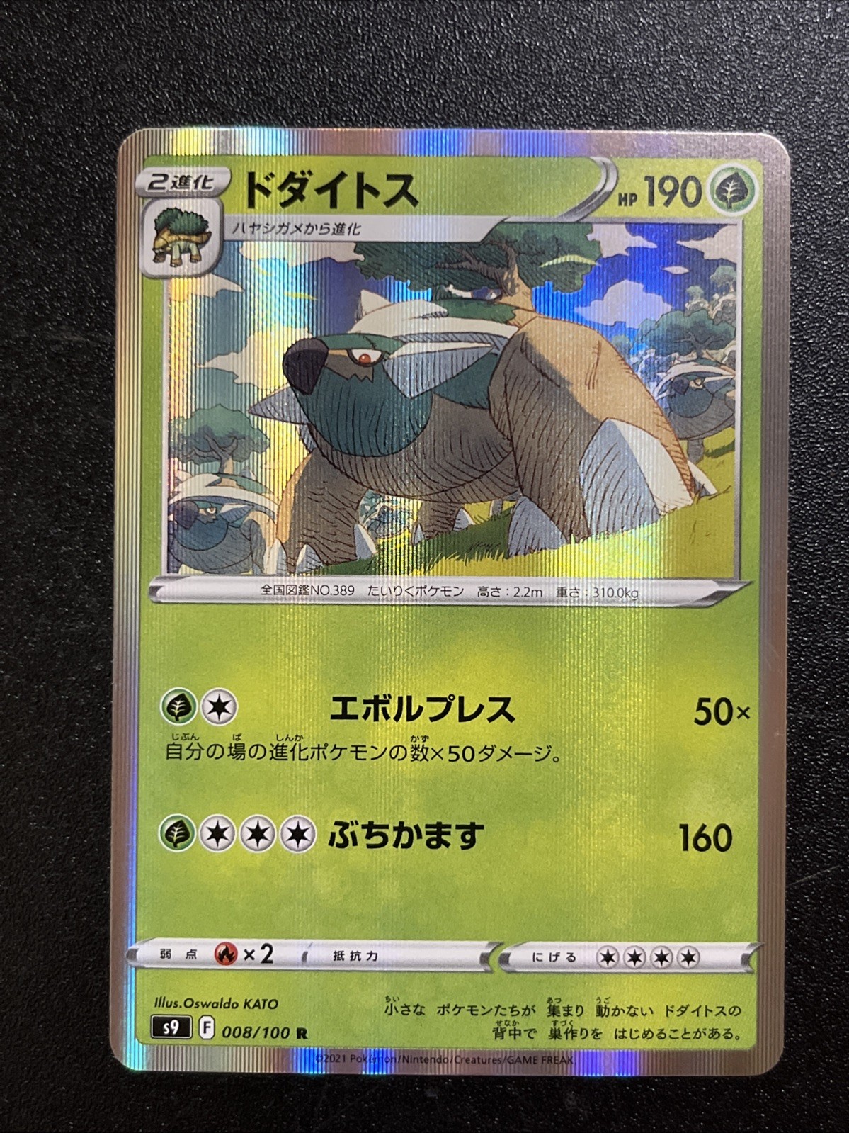 Torterra 008/100 S9: Star Birth Holo (Japanese) NM