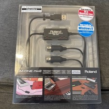 Roland UM-ONE mk2 USB Midi Interface Windows/Mac/iPad Free Shipping New