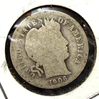 1906- Barber One Dime