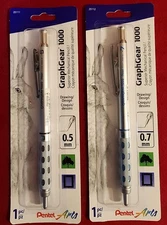 GraphGear 1000 Automatic Drafting Pencil (0.5) &(0.70)  1 Count (Pk of 1), 2 pks