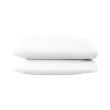 100 Organic Cotton Pillow Cases Standard Size Set of 2-100 Cotton Pillowcas...