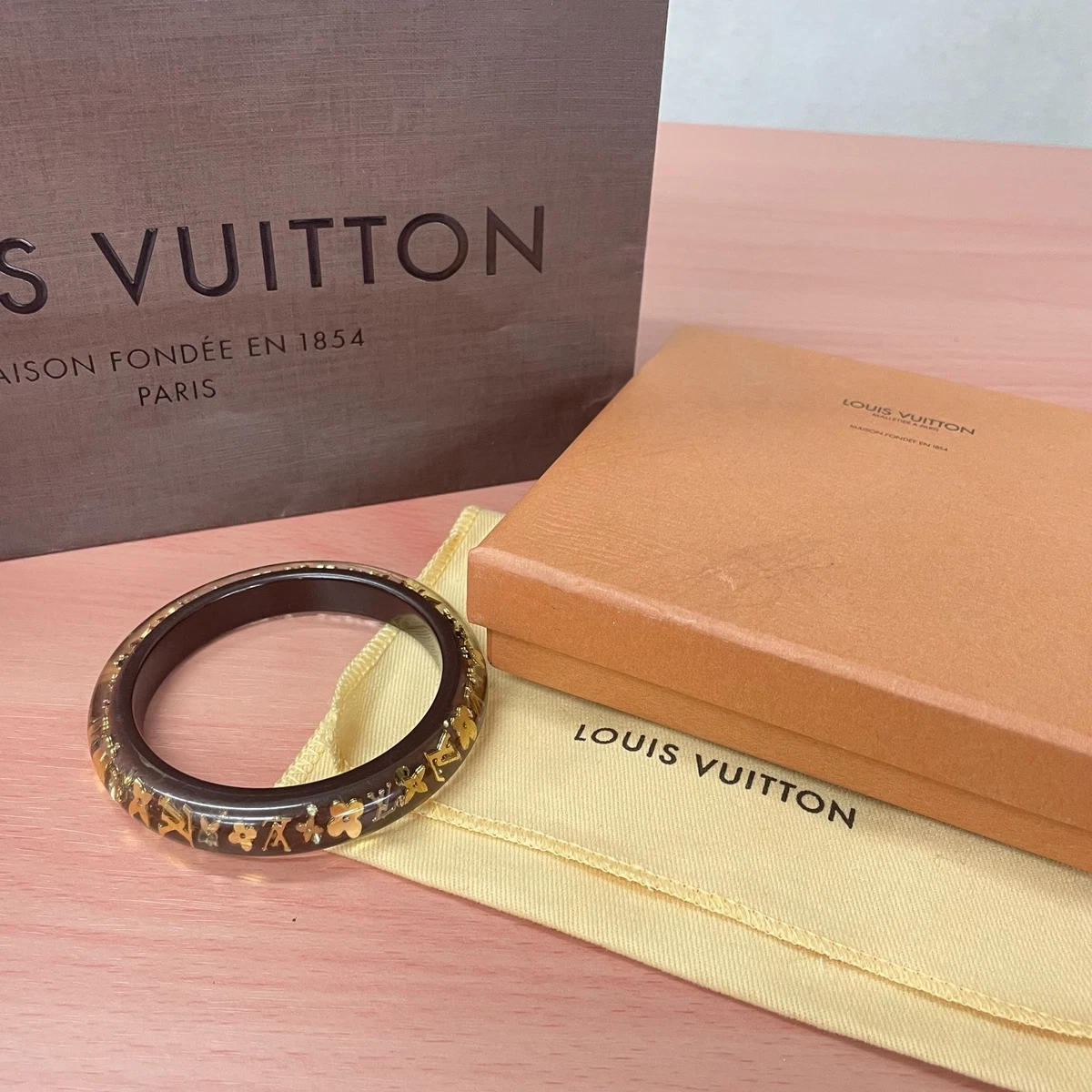 Louis Vuitton Bangle Brown Fashion Bracelets for sale | eBay