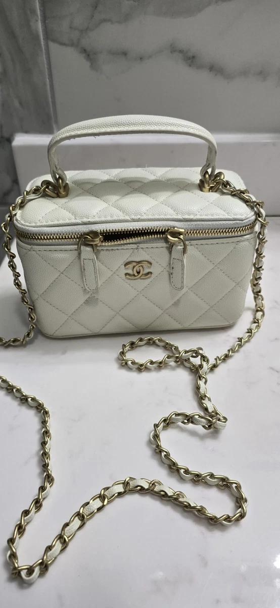 CHANEL Leather Exterior White Bags & Handbags for Women for sale