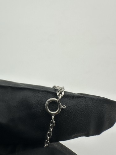 Sterling Silber Infinity Pedant Halskette mit Zirkonia -18" - Bild 6 von 8