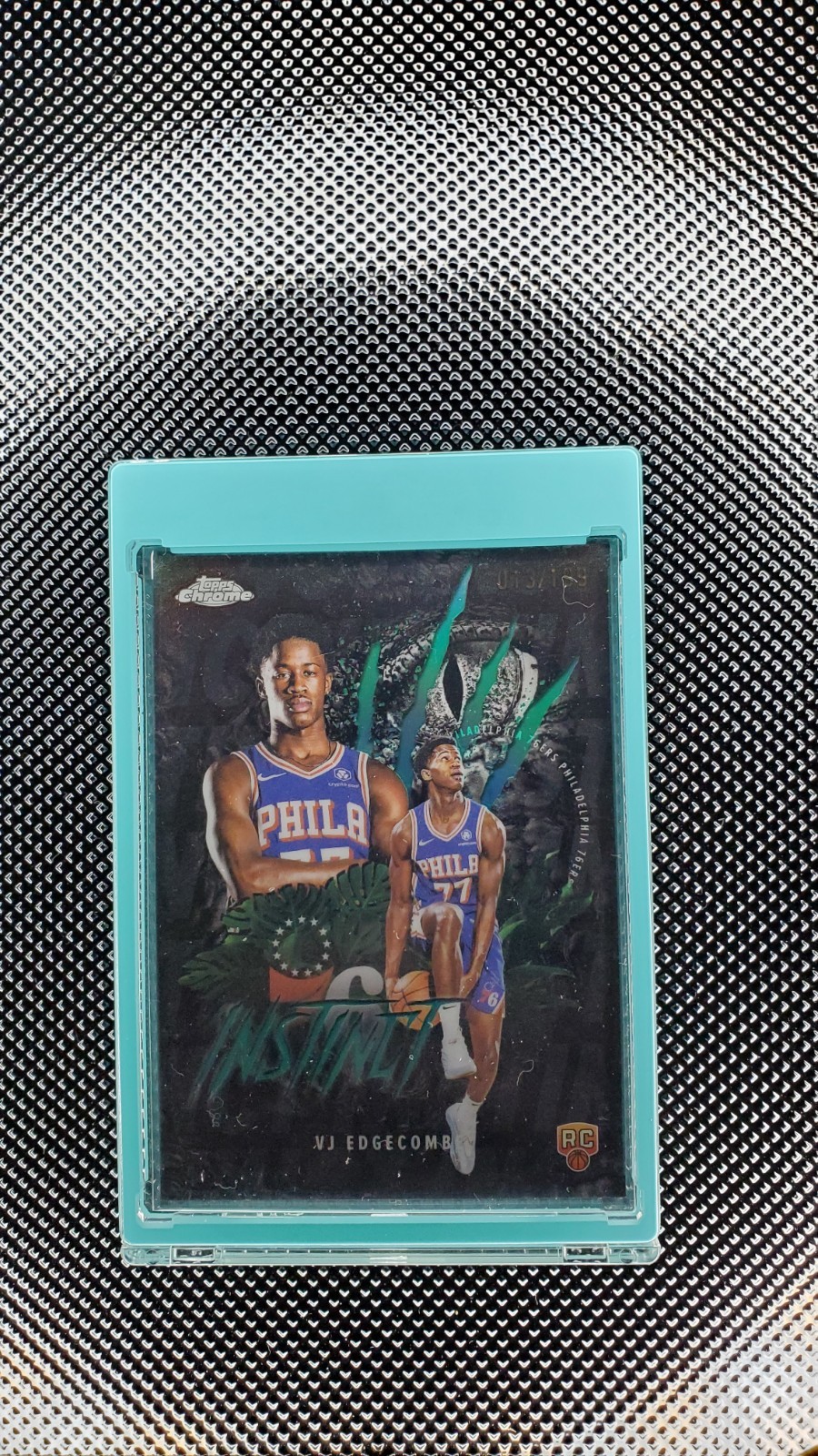 2025-26 Topps Chrome VJ Edgecombe Instinct Aqua /199