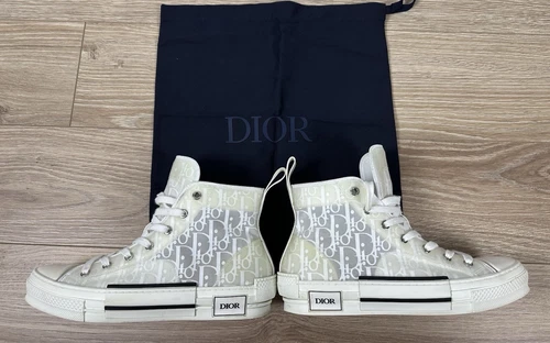 Baskets unisexes Dior B23 High Dior oblique taille 40 dustbag logo trotteur
