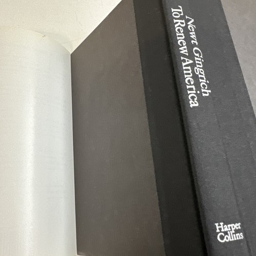 TO RENEW AMERICA by Newt Gingrich 1st Edition Hardcover Dust Jacket 1995 - Bild 10 von 18