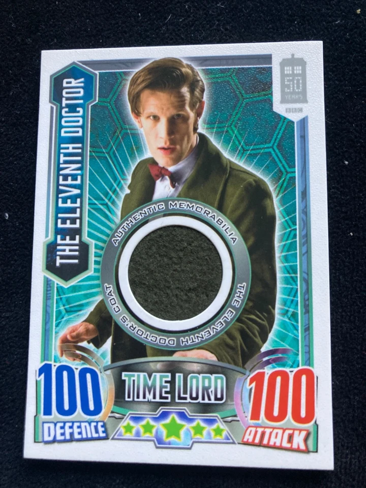 Topps Alien Attax Dr Who Costume Card Relic The Eleventh Doctor Matt Smith - Image 3 of 4