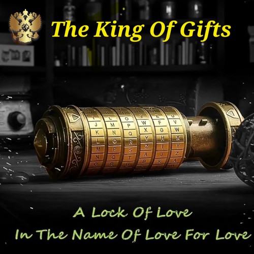 Da Vinci Code Cylinder Puzzle Cryptex LARGE Romantic Jewel Vault ...