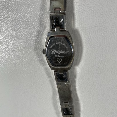 Brighton Womens Wrist Watch Tribeca Silver Tone Toggle  display picture 3