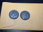 1888 indian head cent's lot of 2 coins #44