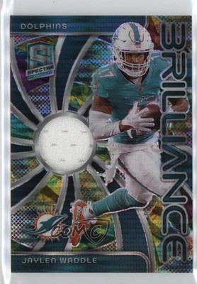 2024 Panini Spectra Brilliance Celestial Prizm 57/75 Jaylen Waddle #BRI-JWE ht1